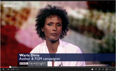 Waris Dirie auf BBC