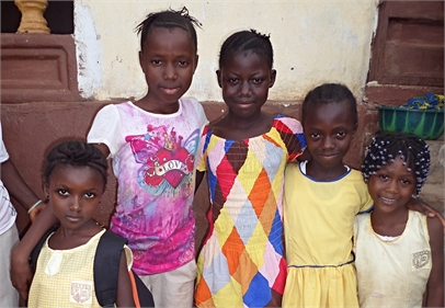 Mächen aus Sierra Leone